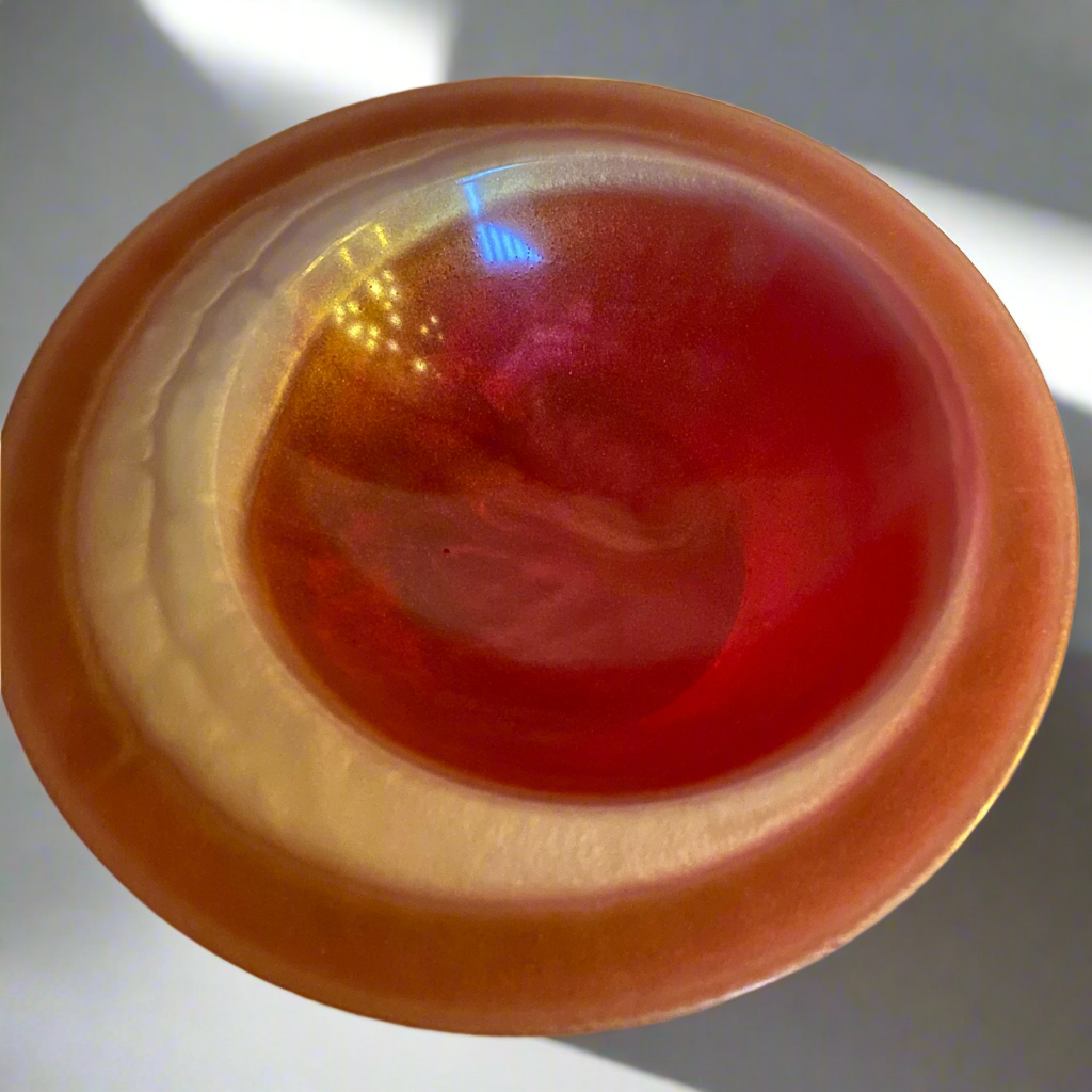 Asymmetrical Resin Bowl
