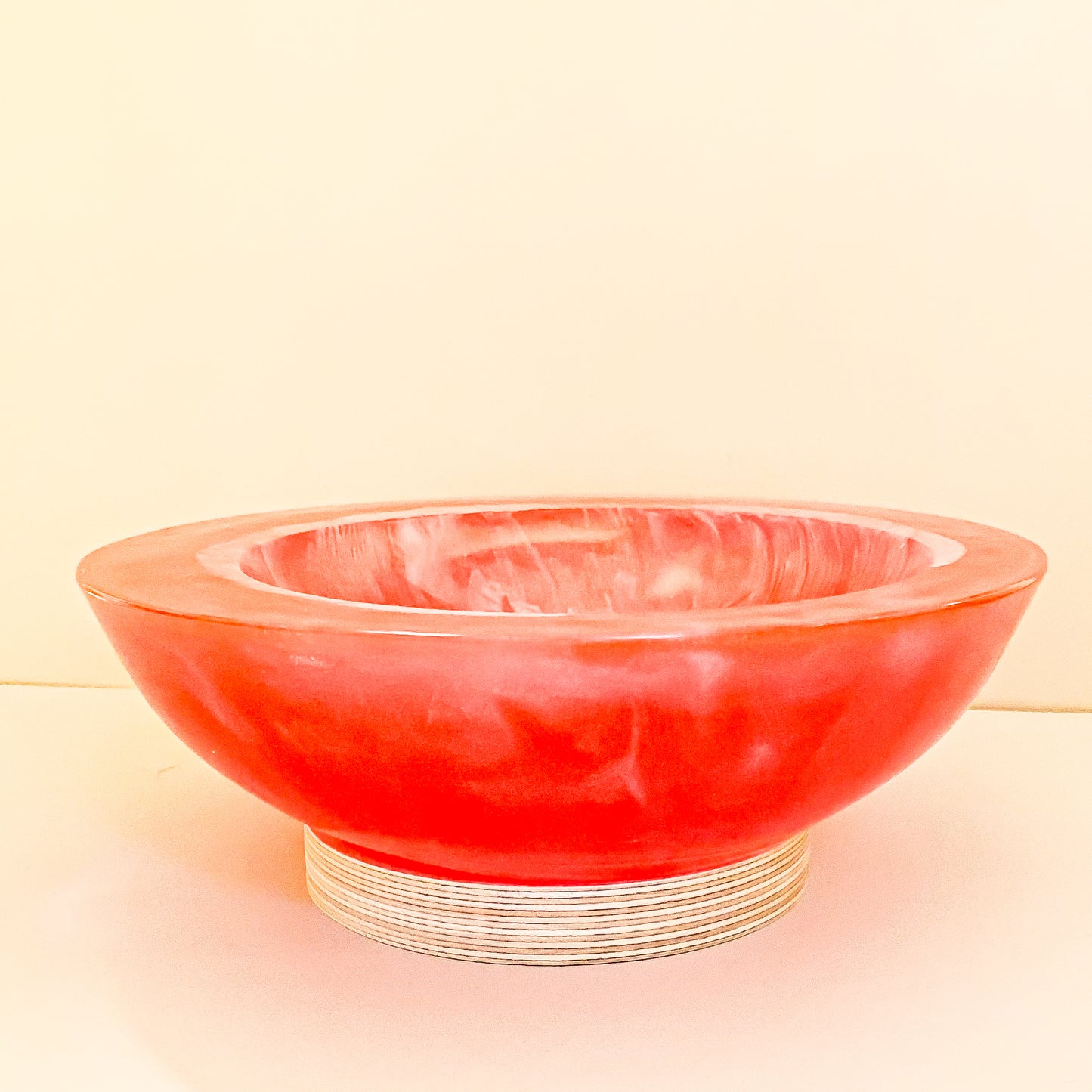 Asymmetrical Resin Bowl