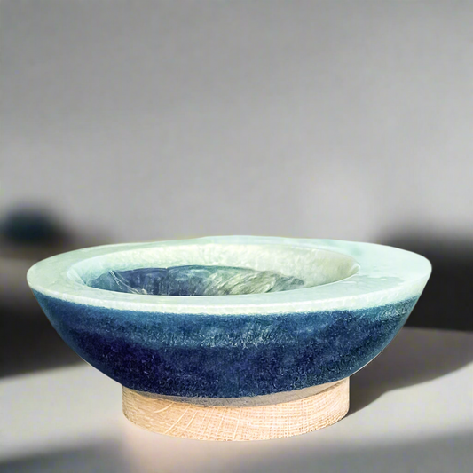 Asymmetrical Resin Bowl