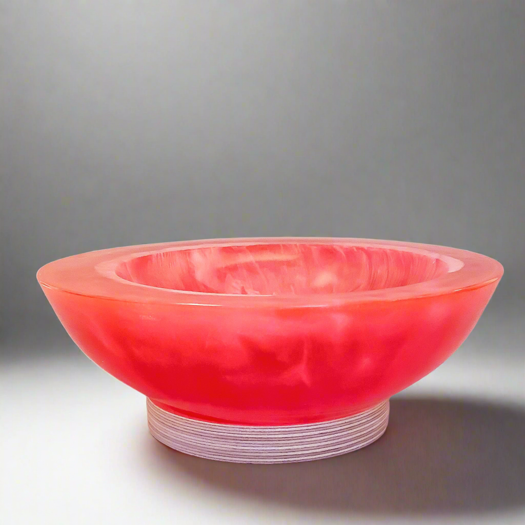 Asymmetrical Resin Bowl