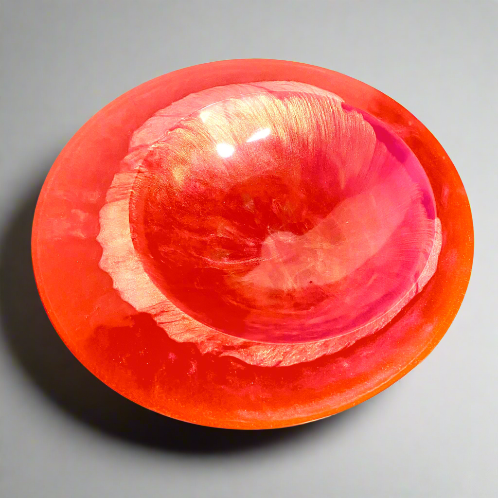 Asymmetrical Resin Bowl