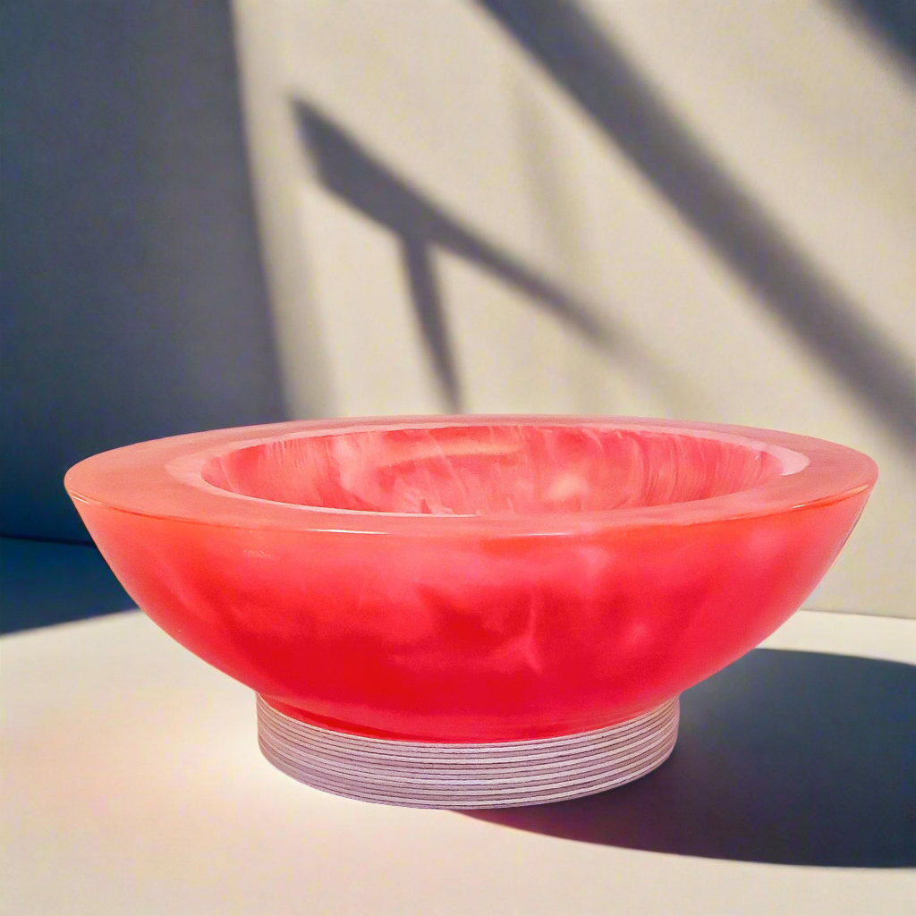 Asymmetrical Resin Bowl