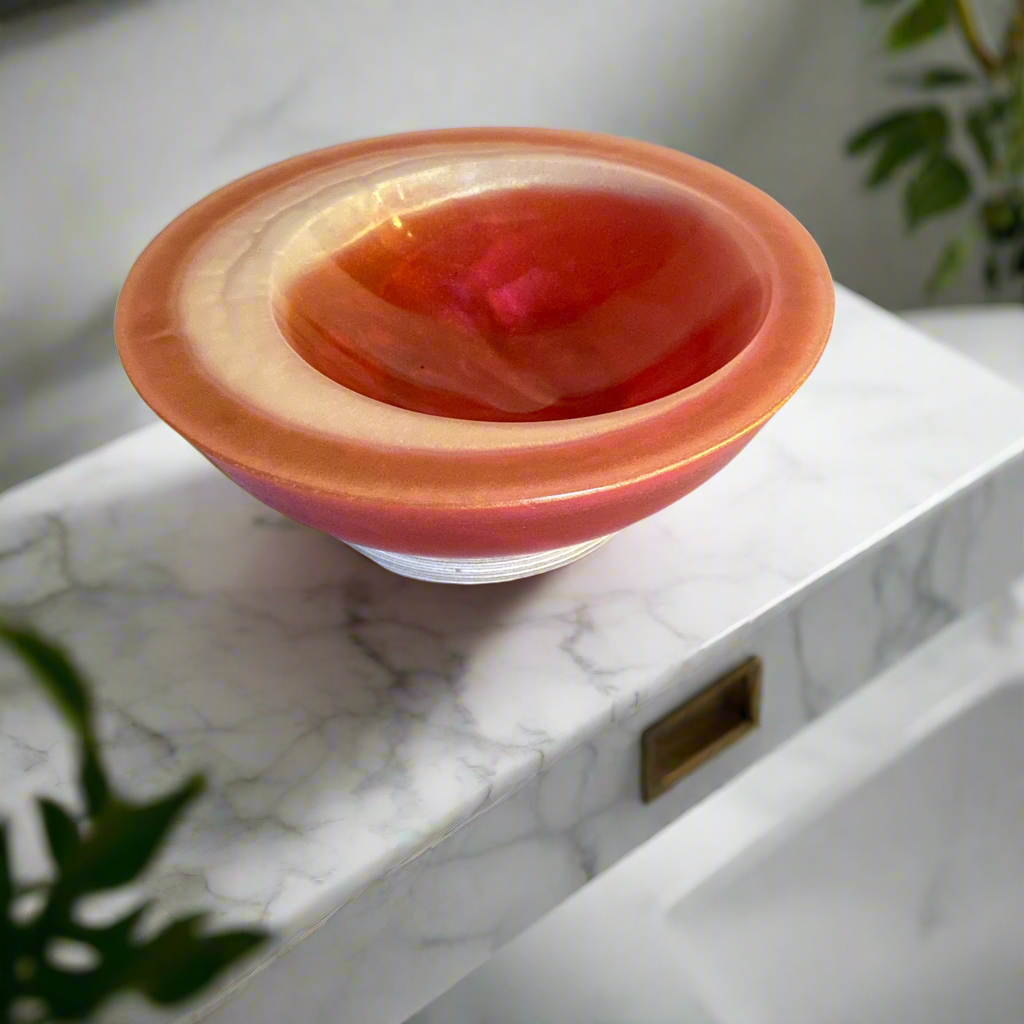 Asymmetrical Resin Bowl