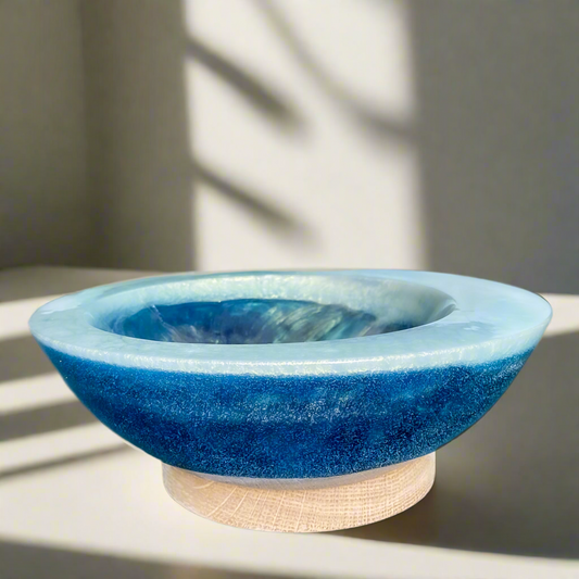 Asymmetrical Resin Bowl