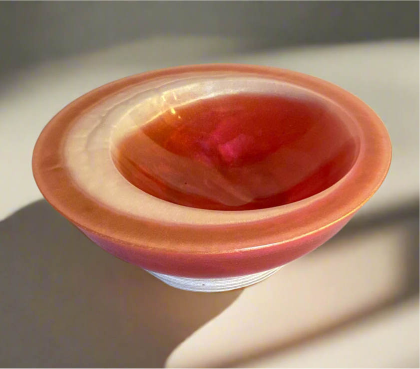 Asymmetrical Resin Bowl