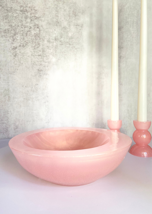 Asymmetrical Resin Bowl