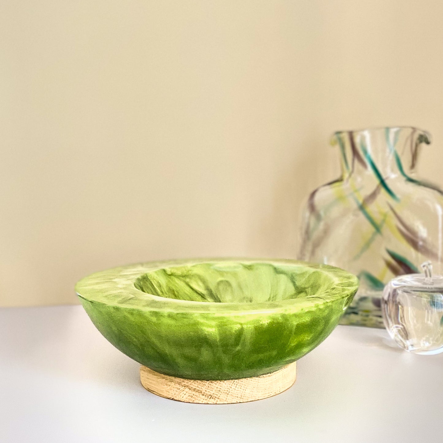 Asymmetrical Resin Bowl