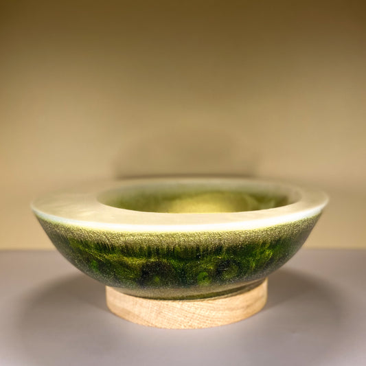 Asymmetrical Resin Bowl