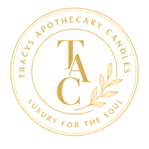 TRACYS APOTHECARY CANDLES logo
