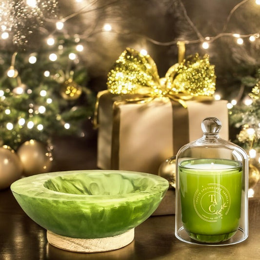 Asymmetrical Resin Bowl