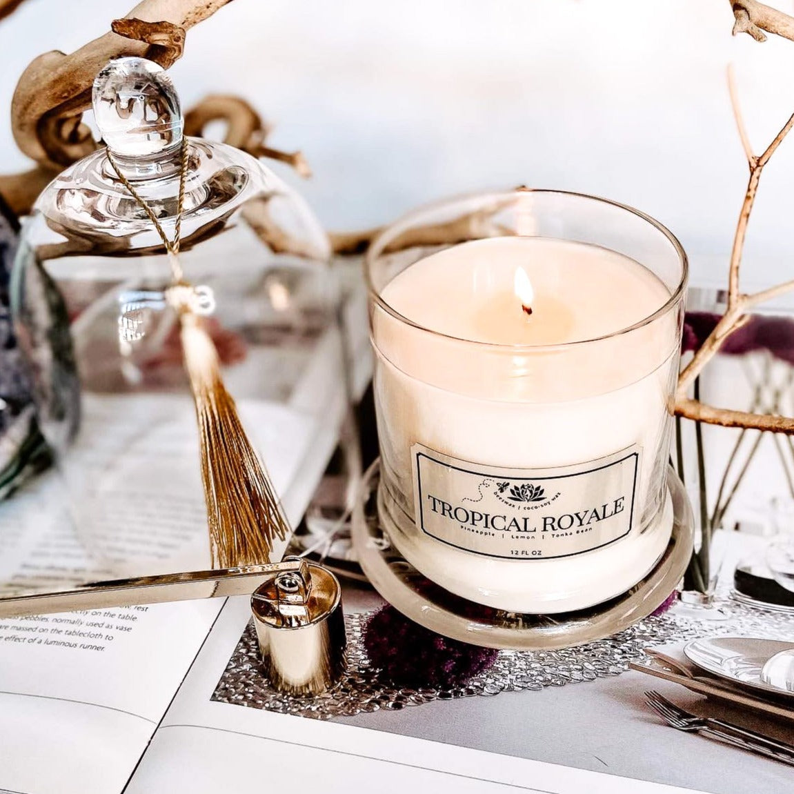 Allure Bee Cloche Candle