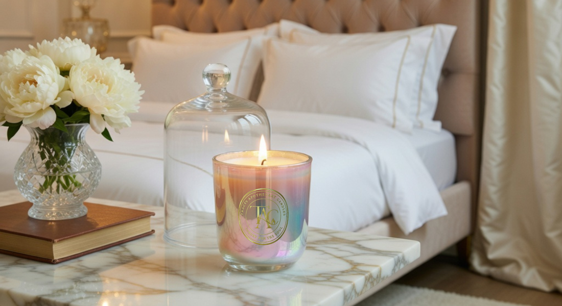 The Beauty of Candles with a  Cloche