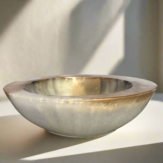 Asymmetrical Resin Bowl