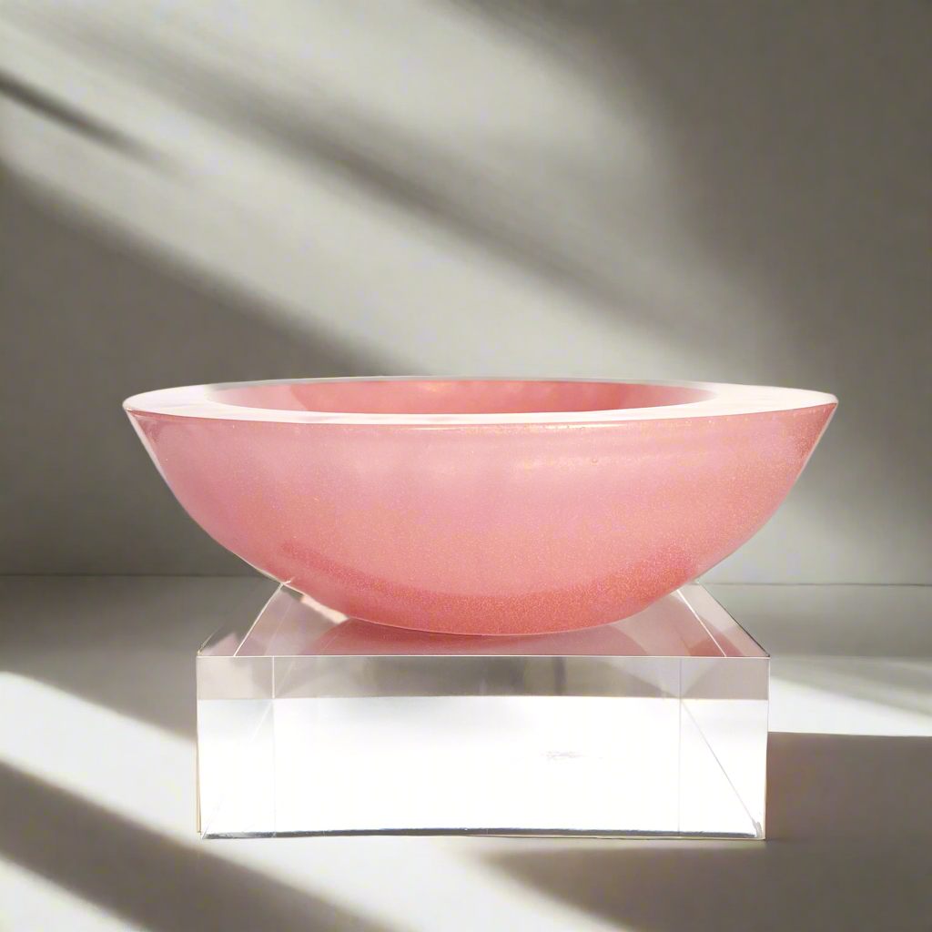 Asymmetrical Resin Bowl
