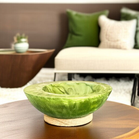 Asymmetrical Resin Bowl