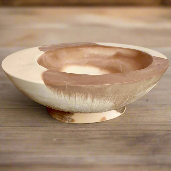 Asymmetrical Concrete Bowl alternate
