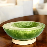 Asymmetrical Resin Bowl