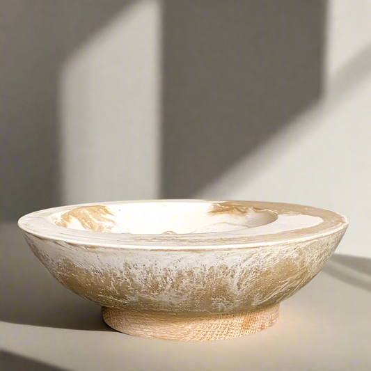 Asymmetrical Concrete Bowl