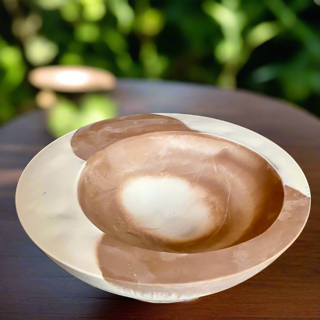 Asymmetrical Concrete Bowl