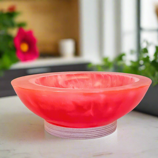 Asymmetrical Resin Bowl