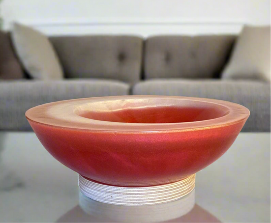 Asymmetrical Resin Bowl