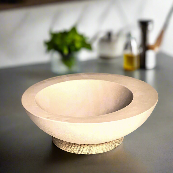 Asymmetrical Concrete Bowl alternate