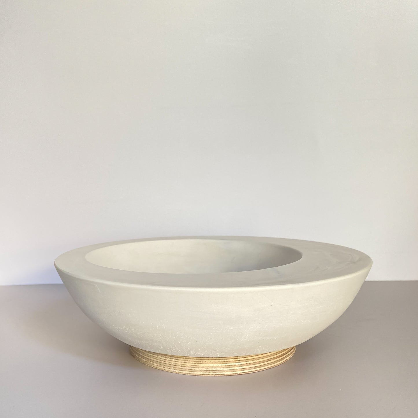 Asymmetrical Concrete Bowl