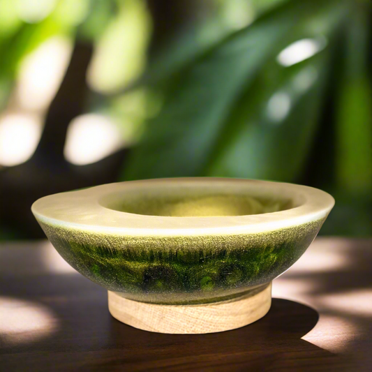 Asymmetrical Resin Bowl