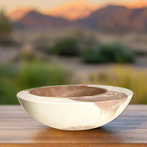 Asymmetrical Concrete Bowl