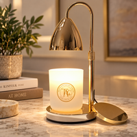 Brass Candle Warmer Lamp & Candle