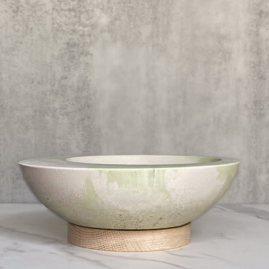 Asymmetrical Concrete Bowl