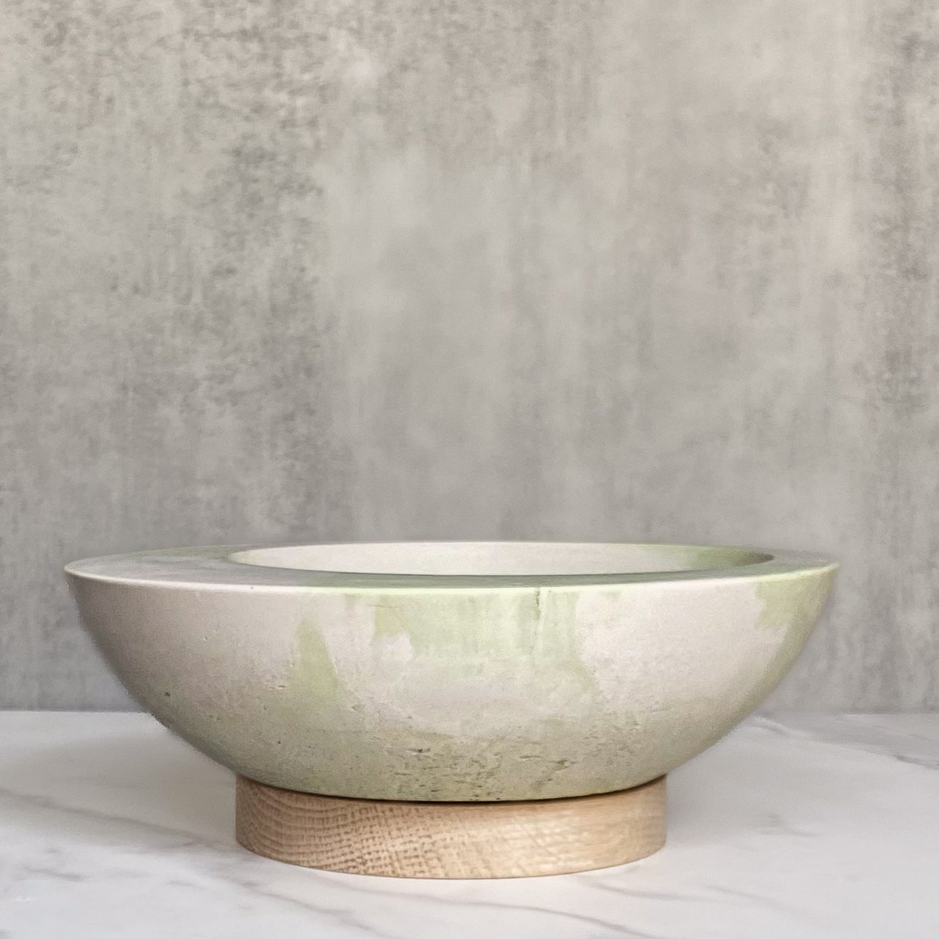 Asymmetrical Concrete Bowl