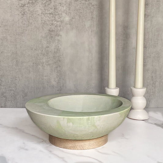 Asymmetrical Concrete Bowl