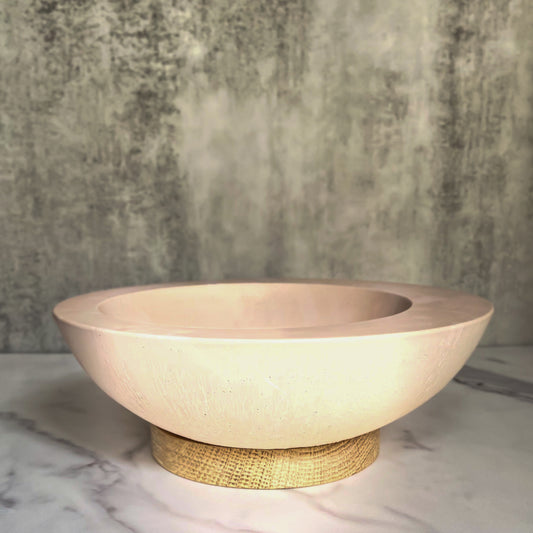 Asymmetrical Concrete Bowl