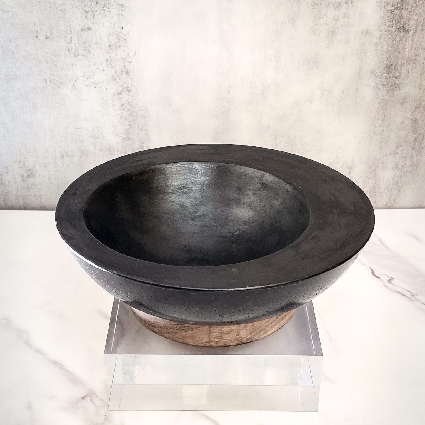 Asymmetrical Concrete Bowl