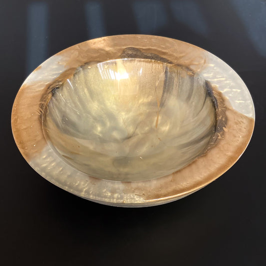 Asymmetrical Resin Bowl