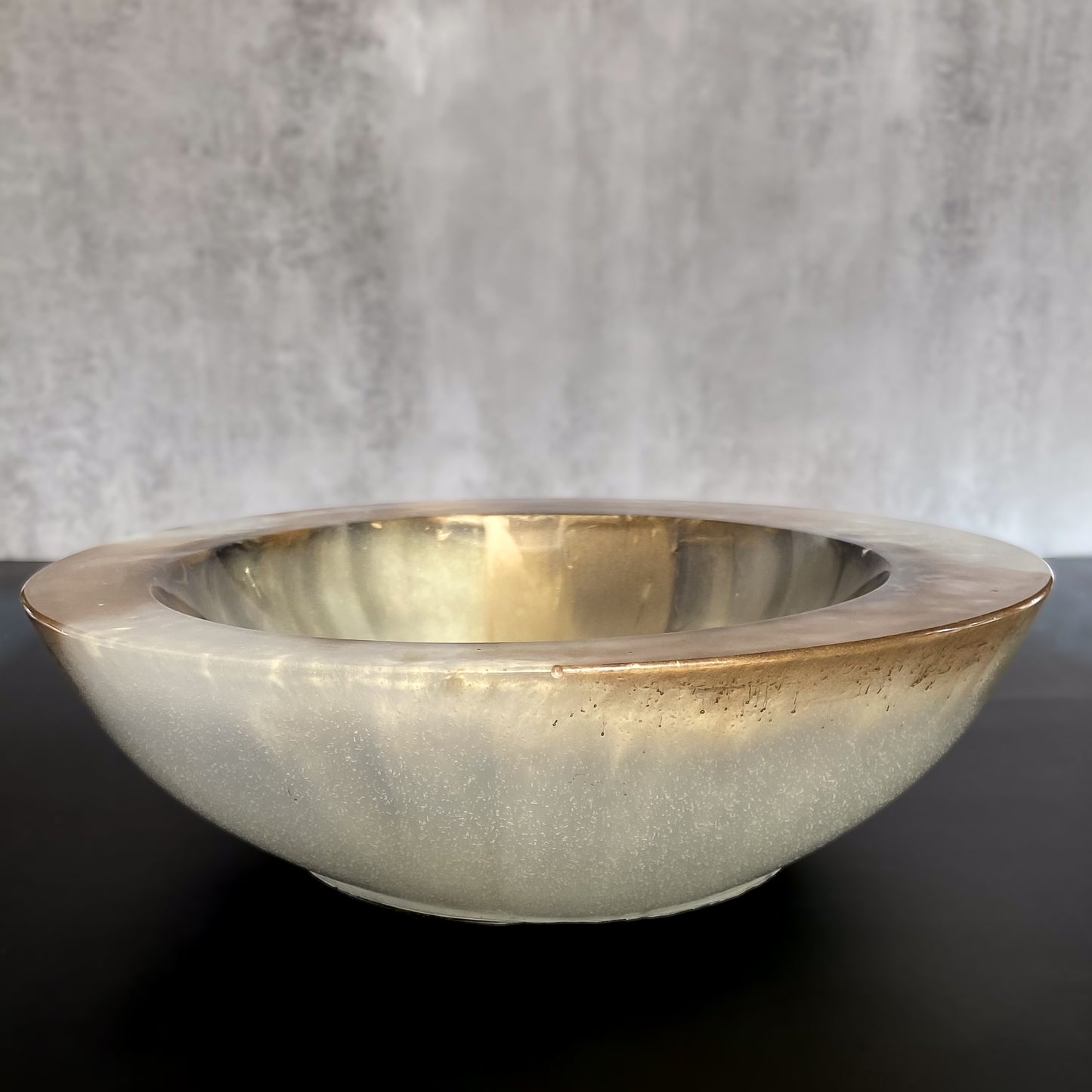 Asymmetrical Resin Bowl