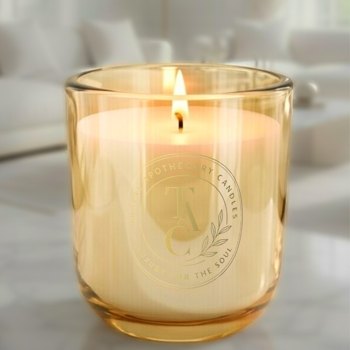 Champagne Cloche Candle