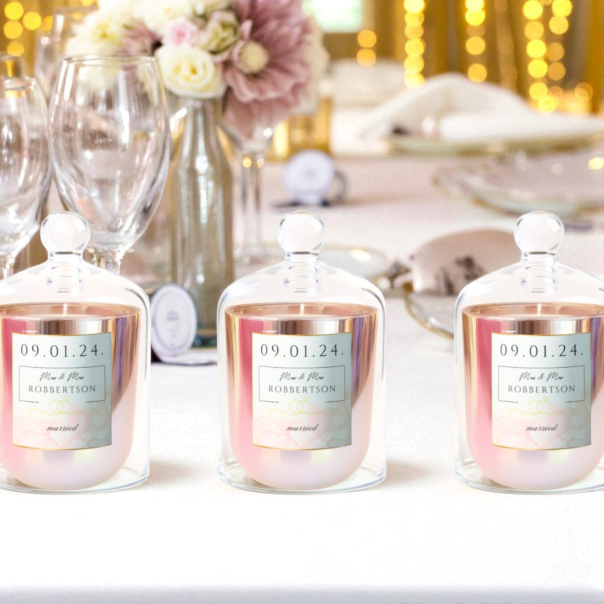 Custom Gift Candles