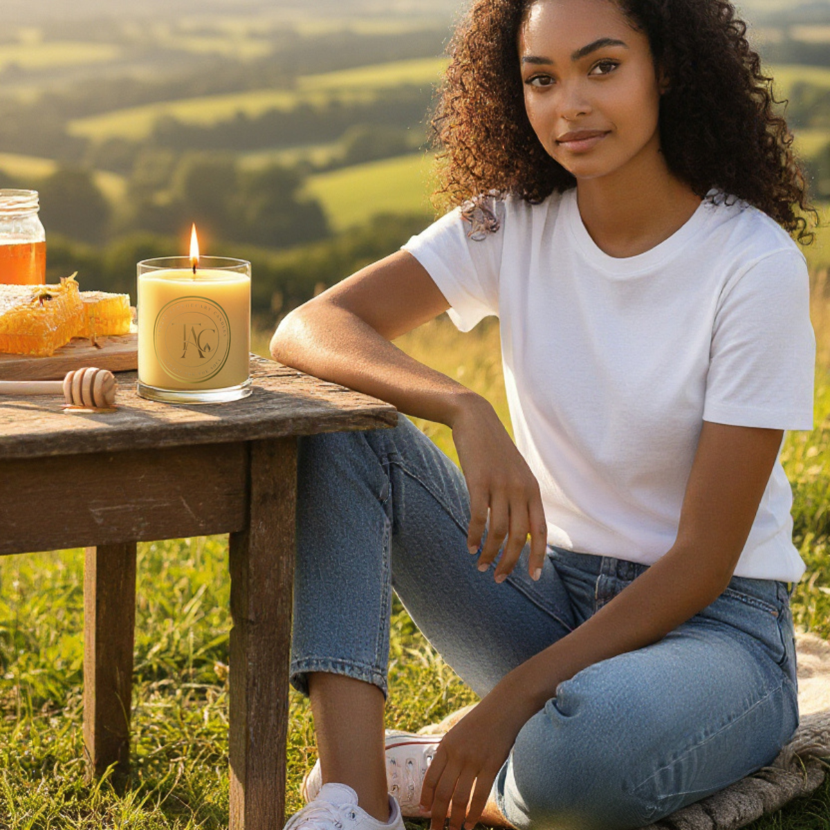 Allure Bee Cloche Candle