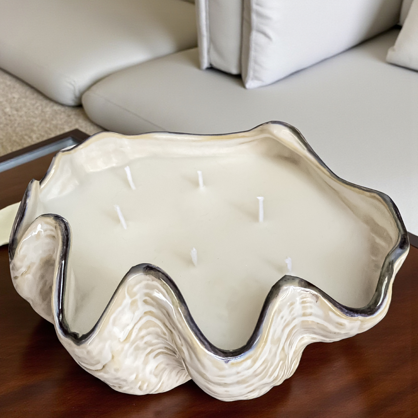 Under the Sea Shell Candle
